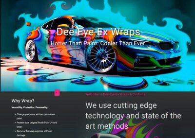 Dee Eye Ex Custom Auto Wraps Website